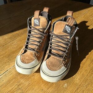 Vans Women's Brown High-Top Sneakers